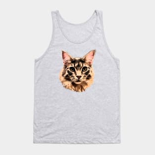 Lily - Beautiful Maine Coon Kitty Tank Top